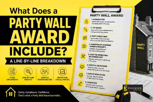 Party Wall Awards Explained Line-by-Line: What Property Owners and Neighbours Need to Know 1 What Does a Party Wall Award Include? A Line-by-Line Breakdown Stratford-upon-Avon